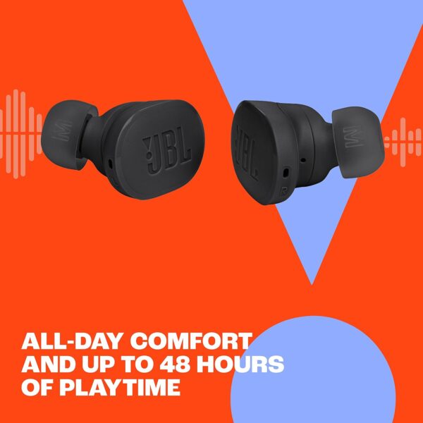 JBL Tune Buds - True Wireless Noise Cancelling Earbuds (Black), Small (Renewed) - Image 5