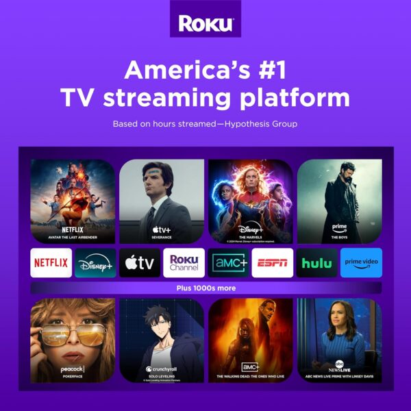 Roku Streaming Stick 4K | Portable Roku Streaming Device 4K/HDR/Dolby Vision, Roku Voice Remote, Free & Live TV - Image 7