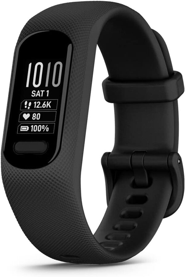 PlayBetter Garmin vivosmart 5 Fitness Tracker (Black, Large) Power Bundle 5000mAh Portable Charger - Wrist Heart Rate Monitor & Sleep Tracker - Comfortable & Easy to Use Wrist Bands with Phone GPS - Image 3