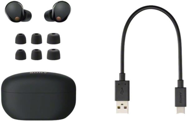 Sony WF-1000XM5 Truly Wireless Noise Canceling Earbuds (Black) Bundle with Hard Shell Earbud Case (2 Items) - Image 9