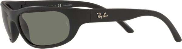 Ray-Ban Man Sunglasses Black Frame, Green Lenses, 60MM - Image 4