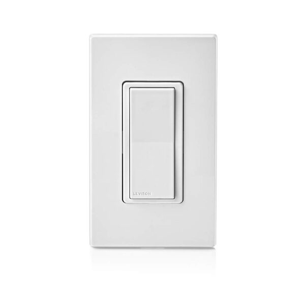 Leviton Decora Smart Switch, Wi-Fi 2nd Gen, Neutral Wire Required, Works with Matter, My Leviton, Alexa, Google Assistant, Apple Home/Siri & Wired or Wire-Free 3-Way, D215S-2RW, White - Image 10