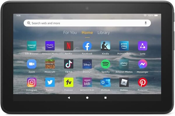 Amazon Fire 7 tablet, 7” display, read and watch, under $60 with 10-hour battery life, (2022 release), 16 GB, Black - Image 3