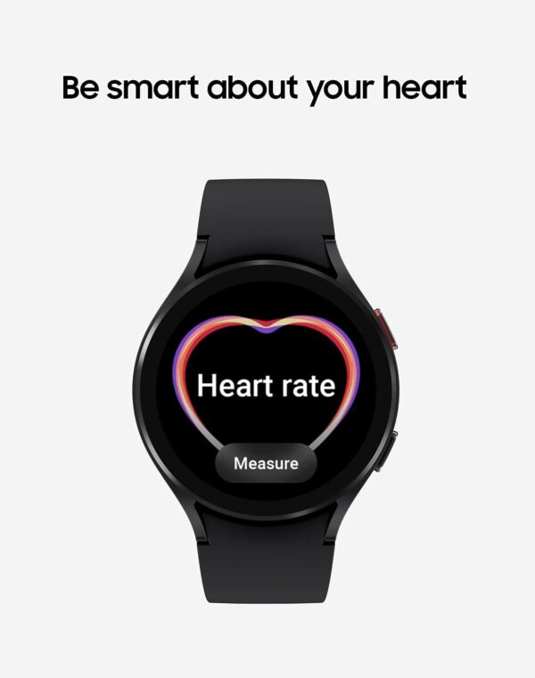 SAMSUNG Galaxy Watch 4 40mm Smartwatch with ECG Monitor Tracker for Health, Fitness, Running, Sleep Cycles, GPS Fall Detection, Bluetooth, US Version, SM-R860NZKAXAA, Black - Image 6