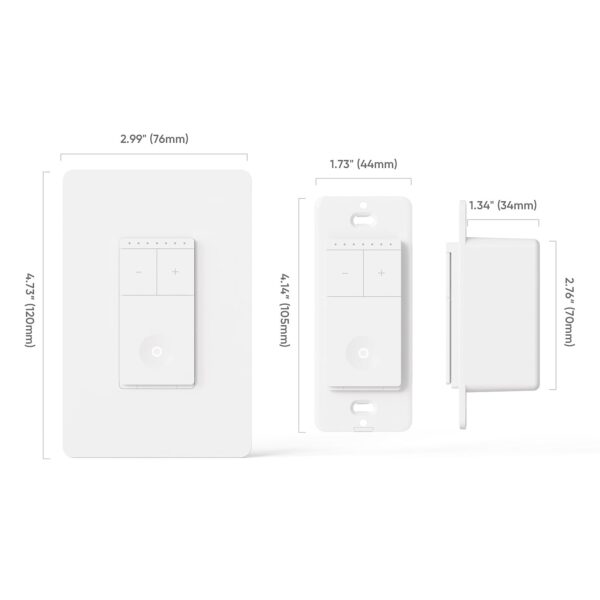 TREATLIFE Smart Dimmer Switch 4 Pack, Smart Light Switch Works with Alexa and Google Assistant, Neutral Wire Needed, 2.4Ghz Wi-Fi, Schedule, Remote Control, Single Pole, FCC Listed - Image 7