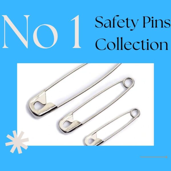 MultiPurpose Safety Pins 100 Pcs Non-Rusting High Grade Stainless Steel Technology 5 Assorted Sizes - Cosplay Supplies, Sewing Needles & Notions - Image 3