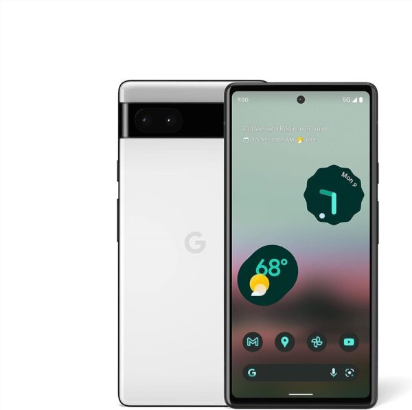 Google Pixel 6a - 5G Android Phone - Unlocked Smartphone with 12 Megapixel Camera and 24-Hour Battery - Chalk - Image 2