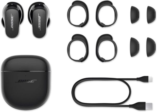 Bose QuietComfort Earbuds II, Wireless, Bluetooth, Proprietary Active Noise Cancelling Technology In-Ear Headphones with Personalized Noise Cancellation & Sound, Triple Black - Image 7