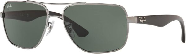 Ray-Ban Men's RB3483 Metal Square Sunglasses - Image 3