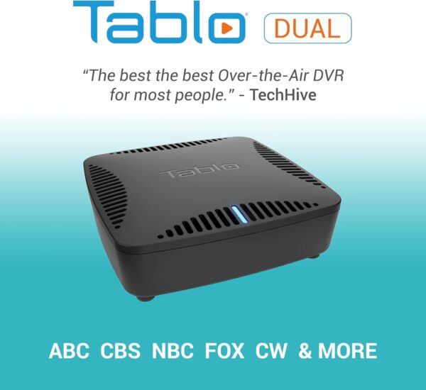 Tablo Dual LITE [TDNS2B-02-CN] Over-The-Air [OTA] Digital Video Recorder [DVR] - with WiFi, Live TV Streaming, Black - Image 12