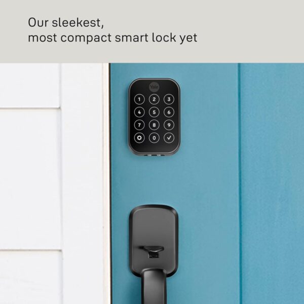 Yale Assure Lock 2 with Wi-Fi, Black Touchscreen Smart Lock for Front Door or Back, Electronic Door Lock with Keyless Entry and Remote Access, YRD450-WF1-BSP - Image 3