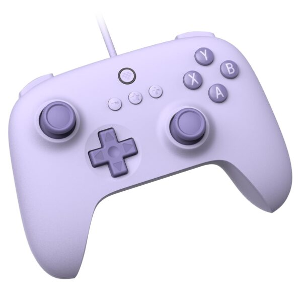 8Bitdo Ultimate C Wired Controller for Windows PC, Android, Steam Deck & Raspberry Pi (Lilac Purple) - Image 2