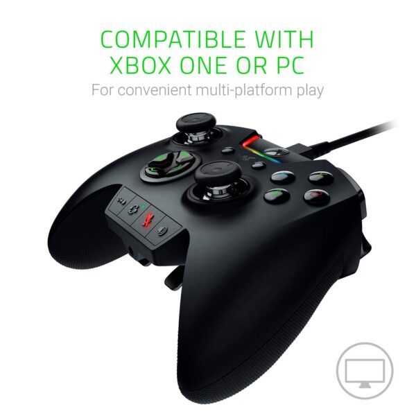 Razer Wolverine Ultimate Officially Licensed Xbox One Controller: 6 Remappable Buttons and Triggers - Interchangeable Thumbsticks and D-Pad - For PC, Xbox One, Xbox Series X & S - Black - Image 8