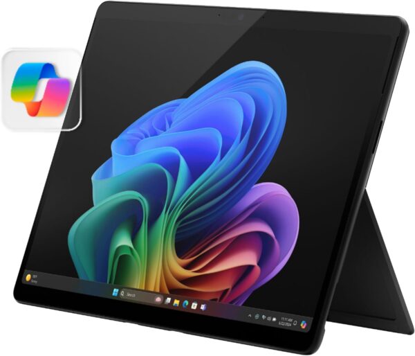 Microsoft Surface Pro 2-in-1 Laptop/Tablet (2024), Windows 11 Copilot+ PC, 13" Touchscreen OLED Display, Snapdragon X Elite (12 Core), 16GB RAM, 256GB Storage, Black, Amazon Exclusive - Image 2