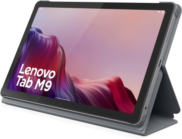 Lenovo Tab M9-2023 - Tablet - Long Battery Life - 9" HD - Front 2MP & Rear 8MP Camera - 3GB Memory - 32GB Storage - Android 12 or Later - Folio Case Included,Gray - Image 2