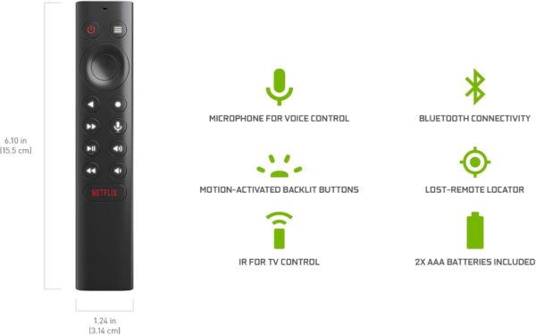NVIDIA SHIELD Android TV Pro Streaming Media Player; 4K HDR movies, live sports, Dolby Vision-Atmos, AI-enhanced upscaling, GeForce NOW cloud gaming, Google Assistant Built-In, Works with Alexa - Image 4