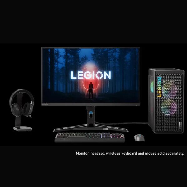 Lenovo Legion T5 Ultimate Gaming Tower Desktop, Intel Core i7-13700F, NVIDIA GeForce RTX 4060 Ti, 64GB DDR5 RAM, 2TB SSD, HDMI, Display Ports, Wired Keyboard&Mouse, Wi-Fi 6E, Windows 11 Home, Black - Image 6