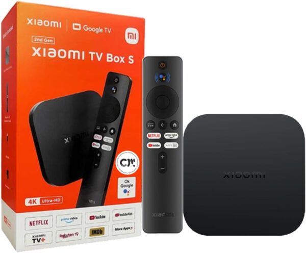 Xiaomi TV Box S (2nd Gen) 4K Ultra HD Streaming Media Player, Google TV Box with 2GB RAM 8GB ROM, 2.4G/5G Dual WiFi, Bluetooth 5.2 & Dolby Atmos & DTS-HD, Dolby Vision, HDR10+ - Image 2