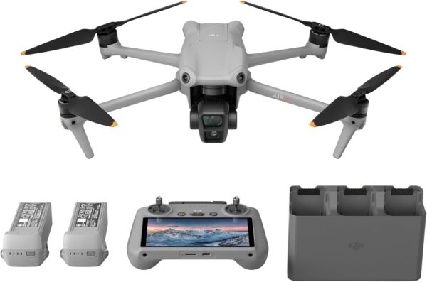 DJI Air 3 Fly More Combo with DJI RC 2, Drone with Camera 4K, Dual Primary Cameras, 3 Batteries for Extended Flight Time, 48MP Photo, 20Km Max Video Transmission, FAA Remote ID Compliant - Image 2