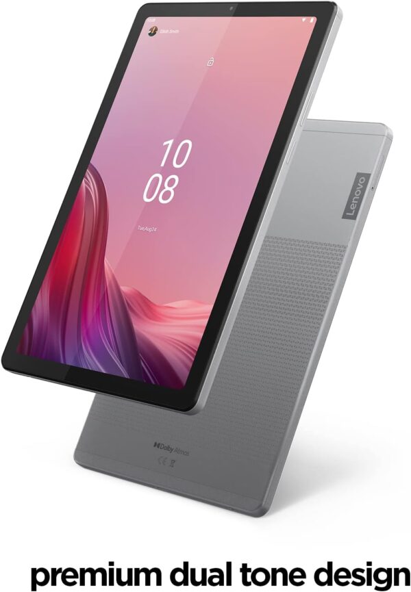 Lenovo Tab M9-2023 - Tablet - Long Battery Life - 9" HD - Front 2MP & Rear 8MP Camera - 3GB Memory - 32GB Storage - Android 12 or Later - Folio Case Included,Gray - Image 3