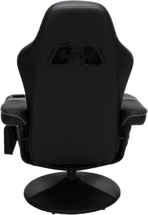 RESPAWN 900 Gaming Recliner - Video Games Console Recliner Chair, Computer Recliner, Adjustable Leg Rest and Recline, Recliner with Cupholder, Reclining Gaming Chair with Footrest - Gray - Image 6