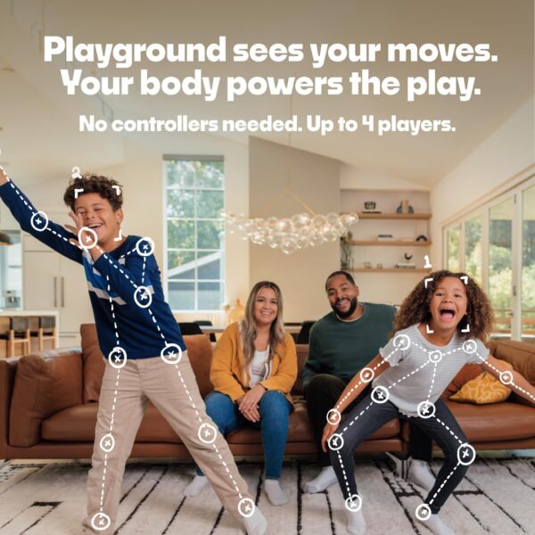 Nex Playground Game System, Indoor Family Game Night, Fun Games & Physical Play, Unique AI-Powered Motion Tracking Video Game Console, Transforms Living Room into a Family or Party Games Space - Image 5