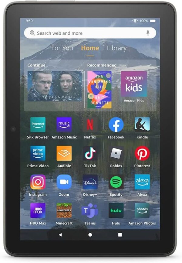 Amazon Fire HD 8 Plus tablet, 8” HD Display, 32 GB, 30% faster processor, 3GB RAM, wireless charging, (2022 release), Gray - Image 3