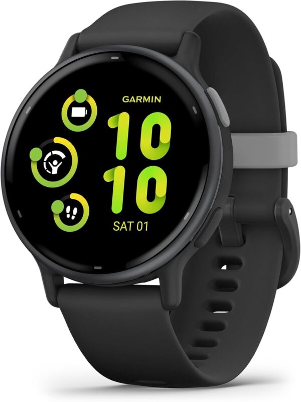 Garmin vívoactive 5, Health and Fitness GPS Smartwatch, AMOLED Display, Up to 11 Days of Battery, Black - Image 2