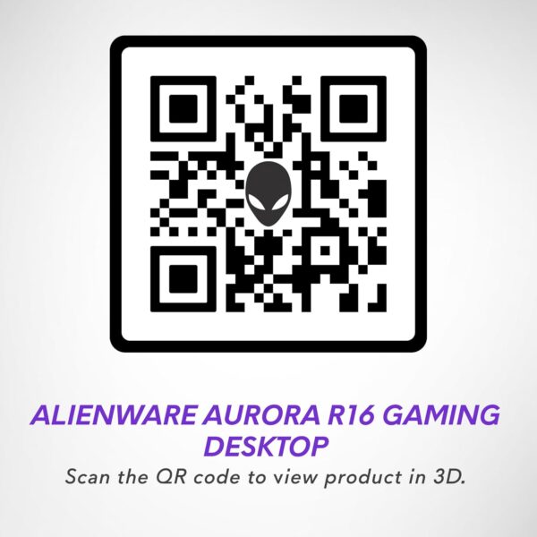 Alienware Aurora R16 Gaming Desktop - Intel Core i7-13700F, 16GB DDR5 RAM, 512GB SSD + 1TB HDD, NVIDIA GeForce RTX 4060 8GB GDDR6 Graphics, Windows 11 Home, 1 Year Premium Support - Basalt Black - Image 6