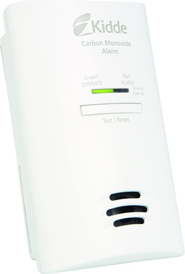 Kidde Carbon Monoxide Detector, Plug In Wall with AA Battery Backup, Test-Hush Button - Image 8