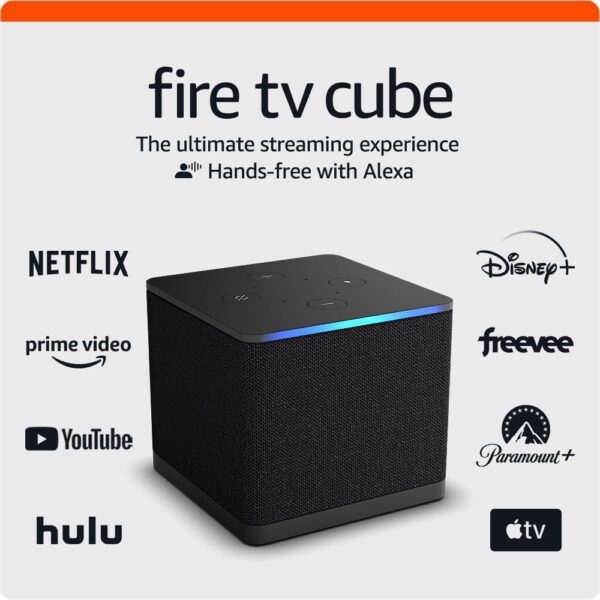 Amazon Fire TV Cube, Hands-free streaming device with Alexa, Wi-Fi 6E, 4K Ultra HD - Image 2