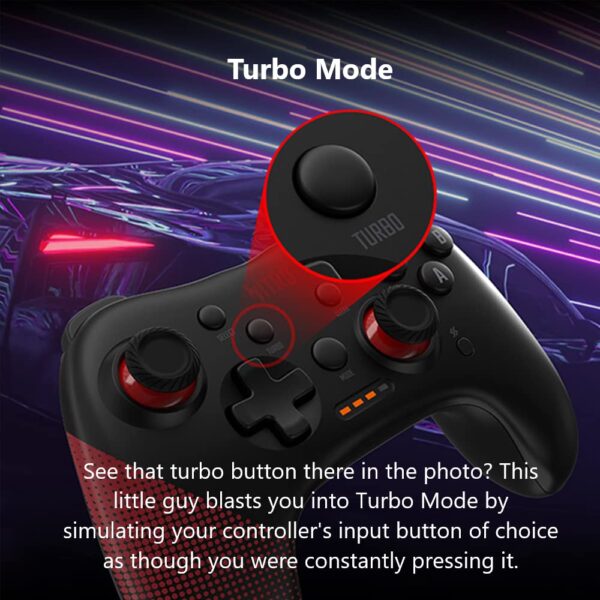 Acer Nitro Wired Gaming Controller - Featuring Joystick, Directional Pad, Turbo Button, Action Buttons and LED Indicator Lights - Compatible with Windows and Android Devices - Image 4