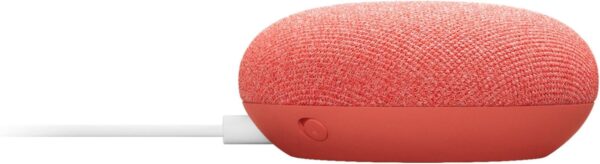 Google Nest Mini 2nd Gen - Wireless Bluetooth Speaker (Coral) - Image 3