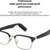 Smart Bluetooth Audio Glasses, Open Ear Speaker, Metal Frame with Optical Lens Replaceable for Reading Gaming Driving - Image 6