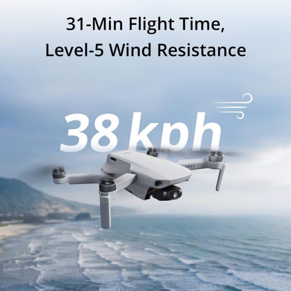 DJI Mini 2 SE, Lightweight Mini Drone with QHD Video, 10km Max Video Transmission, 31-Min Flight Time, Under 249 g, Auto Return to Home, 3-Axis Gimbal Drone with EIS, Drone with Camera for Beginners - Image 5