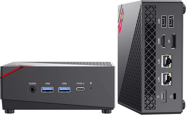 ACEMAGICIAN [Dual LAN Mini PC AMD Ryzen 7 5800U Mini PC Windows 11 32GB DDR4 512GB SSD Mini Computers (8C/16T, up to 4.4Ghz),4K Triple Display Mini Desktop WiFi6/Bluetooth/Dual Channel - Image 2