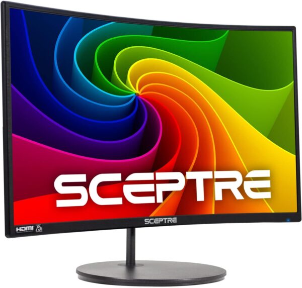 Sceptre Curved 24-inch Gaming Monitor 1080p R1500 98% sRGB HDMI x2 VGA Build-in Speakers, VESA Wall Mount Machine Black (C248W-1920RN Series) - Image 9