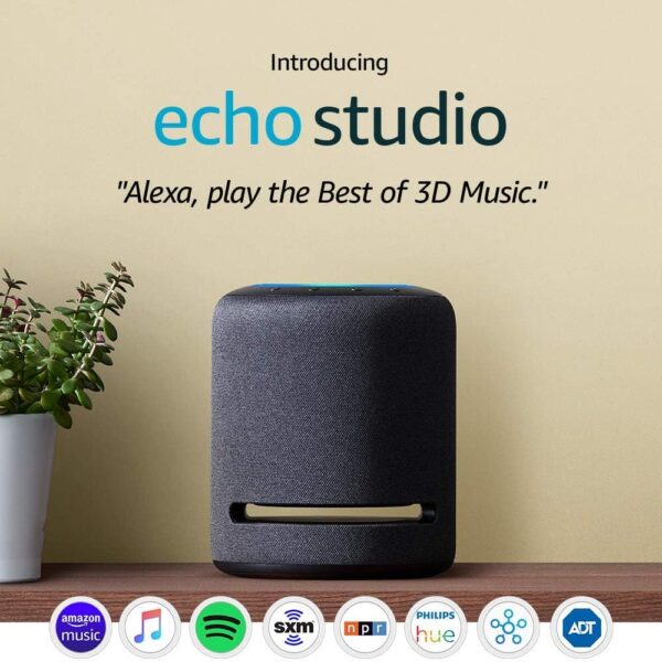 Certified Refurbished Echo Studio - High-fidelity smart speaker with 3D audio and Alexa - Image 2