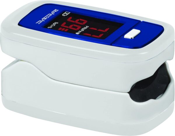 SmartHeart Pulse Oximeter | Blood Oxygen Saturation | Complete System Monitor Lanyard and Batteries | Portable Spot-Check Monitoring - Image 7