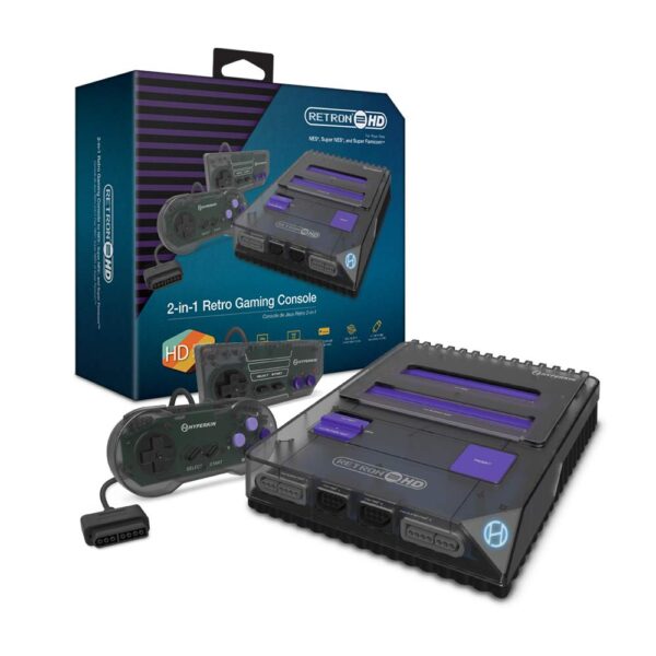 Hyperkin RetroN 2 HD Gaming Console for NES/Super NES/Super Famicom(Space Black) - Image 2