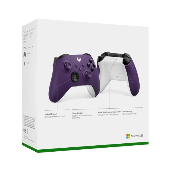 Xbox Core Wireless Gaming Controller – Astral Purple – Xbox Series X|S, Xbox One, Windows PC, Android, and iOS - Image 13