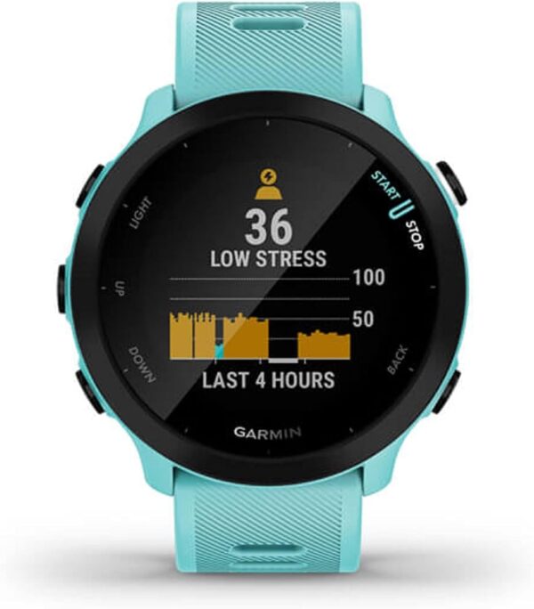 Garmin Forerunner 55, GPS Running Watch with Daily Suggested Workouts, Up to 2 weeks of Battery Life, Aqua - Image 7