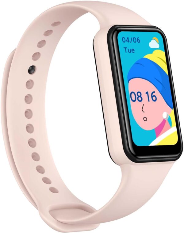 Amazfit Band 7 Fitness & Health Tracker for Women Men, 18-Day Battery Life, Alexa Built-in, 1.47”AMOLED Display, Heart Rate & SPO₂ Monitoring, 120 Sports Modes, 5 ATM Water Resistant, Pink (Renewed) - Image 2