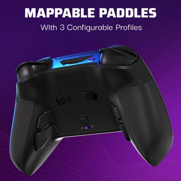 PDP Victrix Pro BFG Wireless Gaming Controller for Playstation 5 / PS5, PS4, PC, Modular Esports Gamepad, Remappable Buttons, Customizable Triggers/Paddles/D-Pad/Fightpad, PC App, Black - Image 5