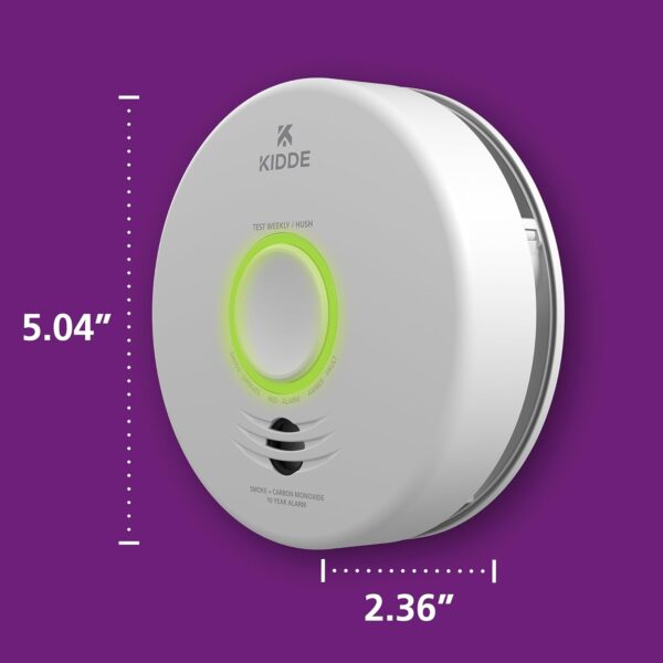 Kidde Smart Smoke & Carbon Monoxide Detector, WiFi, Alexa Compatible Device, Hardwired w/Battery Backup, Voice & App Alerts - Image 11