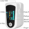 2024 Innovo iP900BP-B Bluetooth Fingertip Pulse Oximeter, Blood Oxygen Monitor with Free App, Plethysmograph, and Perfusion Index (Snowy White) - Image 3