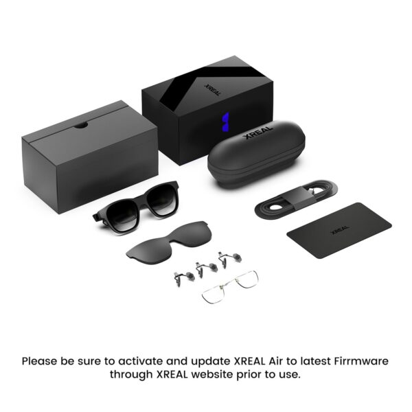 XREAL Air AR Glasses, Smart Glasses with Massive 201" Micro-OLED Virtual Theater, Augmented Reality Glasses, Watch, Stream, and Game on PC/Android/iOS–Consoles & Cloud Gaming Compatible - Image 8