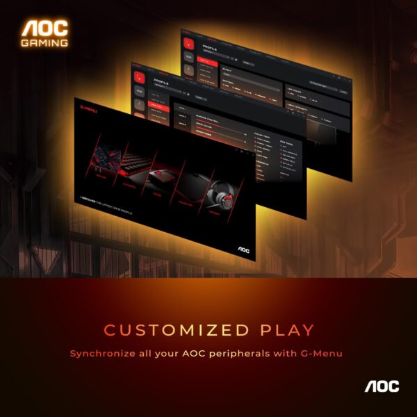 AOC 24G15N 24" 180Hz 1ms Gaming Monitor - Full HD, Adaptive-Sync, 3-Sided Frameless, HDR Ready, 3-Year Zero-Bright-Dot - Image 7