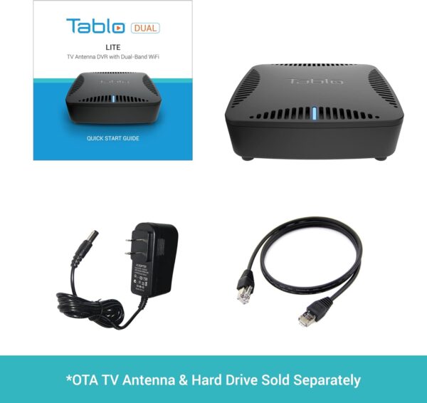 Tablo Dual LITE [TDNS2B-02-CN] Over-The-Air [OTA] Digital Video Recorder [DVR] - with WiFi, Live TV Streaming, Black - Image 6