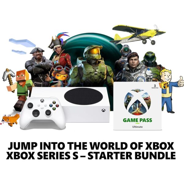 Microsoft RRS-00144 Series S 512 GB Starter Bundle with 3-Month Game Pass, 2 YR CPS Enhanced Protection Pack and Drawstring Bag - Image 8